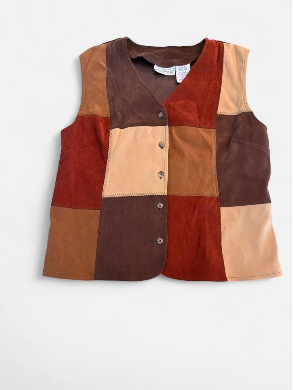 American Vintage Women's Multi and Brown Gilet